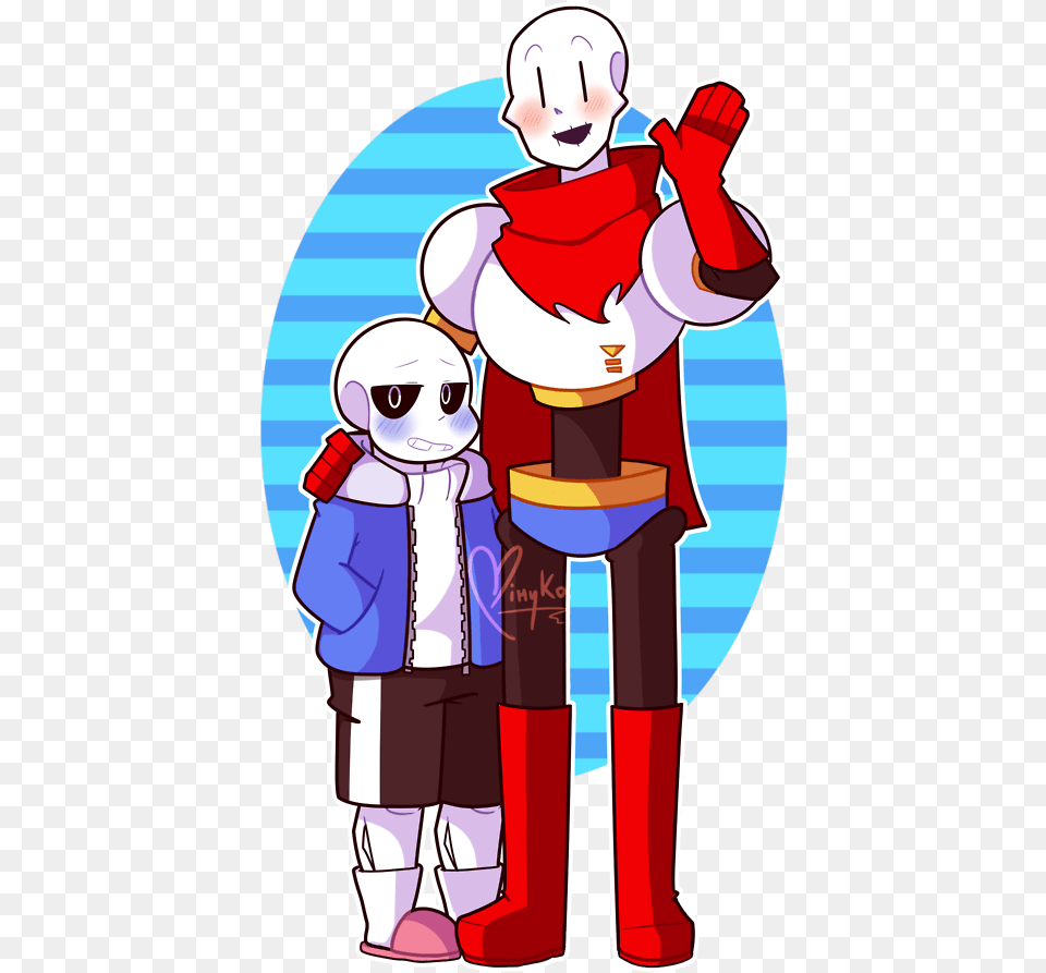 Ut Sans And Papyrus, Baby, Person, Face, Head Png Image