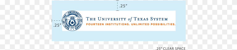 Ut System Branding Guidelines Spacing University Of Texas Seal, Logo, Text Free Png