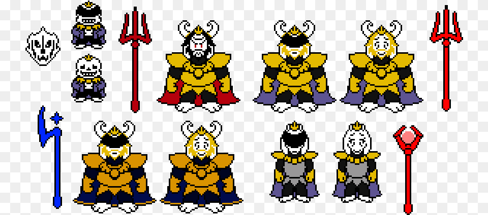 Ut Uf Ot Asgore Us Toriel And Ss Sans In Ot Sans Sprite, Person, Baby Png Image