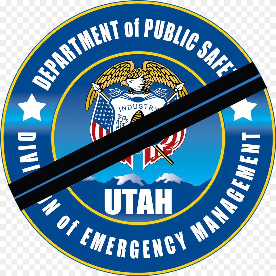 Utah Division Of Emergency Management Dem Emblem, Logo, Badge, Symbol, Disk Png