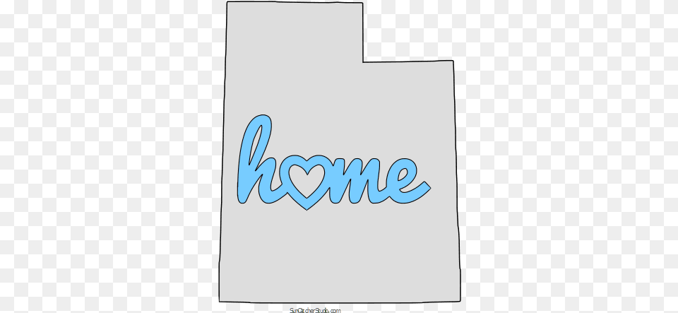 Utah Home Heart Stencil Pattern Template Shape State, Text, Logo Png Image