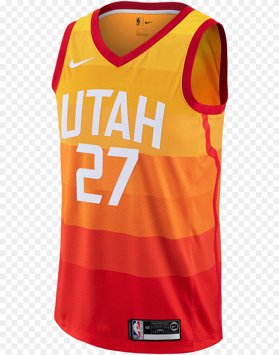 Utah Jazz Nba Jersey, Clothing, Shirt, Person, Bib Png