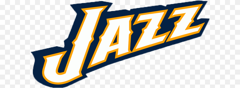 Utah Jazz Nba Logo Transparent Utah Jazz Logo, Text, Light Free Png
