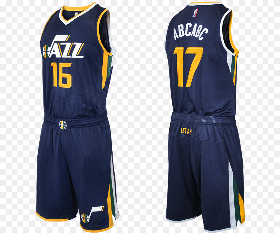 Utah Jazz Unveil Nike Association And Utah Jazz Basketball Jersey Green, Clothing, Shirt, Shorts, Adult Png