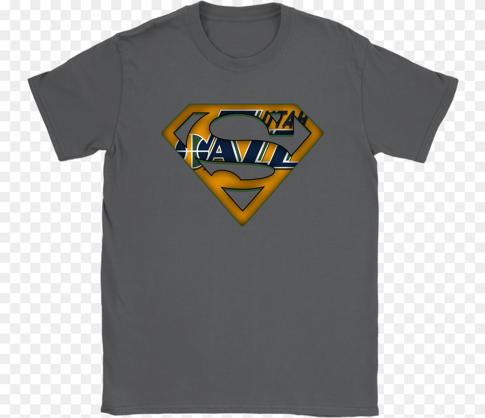 Utah Jazz X Superman Nba Shirts Nfl, Clothing, Shirt, T-shirt Free Transparent Png
