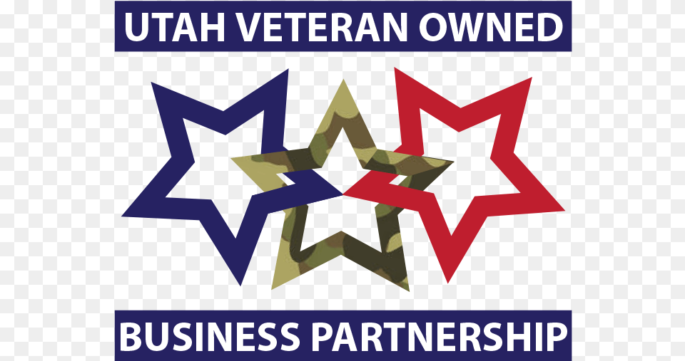 Utah Veteran Owned Business Partnership Logo Vector Graphics, Star Symbol, Symbol Free Transparent Png