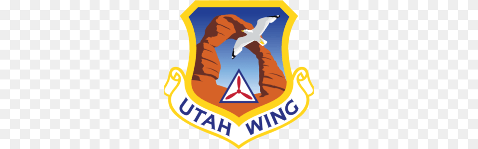 Utah Wing Civil Air Patrol, Badge, Logo, Symbol, Person Png