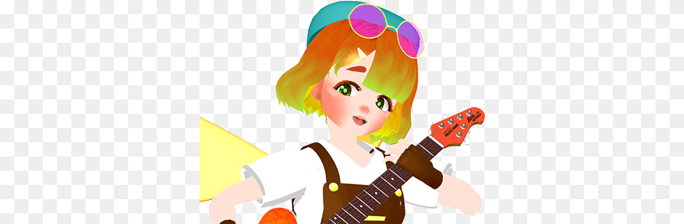 Utau Projects Photos Videos Logos Illustrations And Girly, Baby, Person, Guitar, Musical Instrument Free Transparent Png