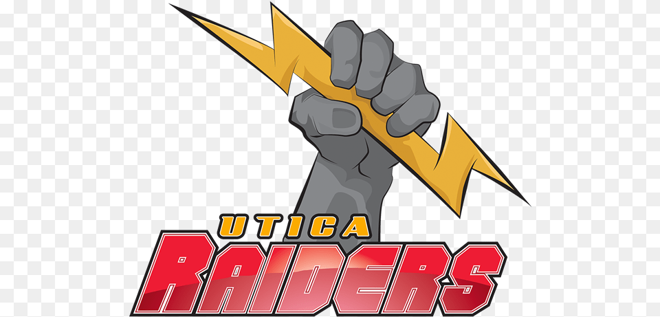 Utica Raiders Logo Utica School, Body Part, Hand, Person, Fist Free Png Download