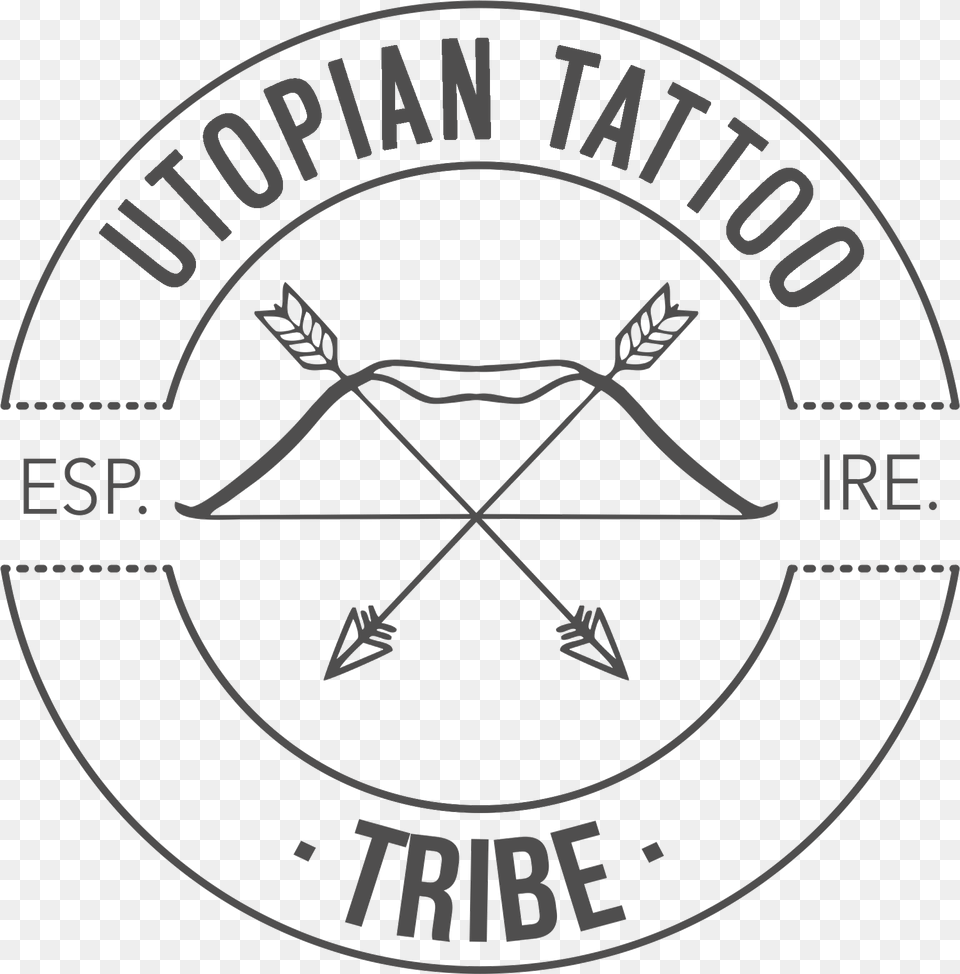 Utopian Tattoo Tribe Emblem, Symbol, Logo Png Image
