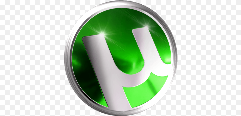 Utorrent 2020 Utorrent, Green, Disk, Symbol, Text Free Png Download