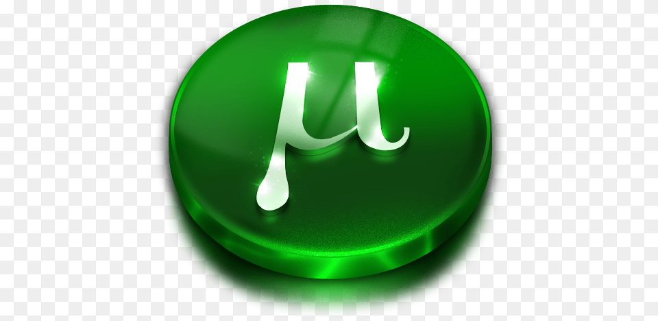 Utorrent Icon U Torrent Ico, Green, Cutlery, Spoon Free Png Download