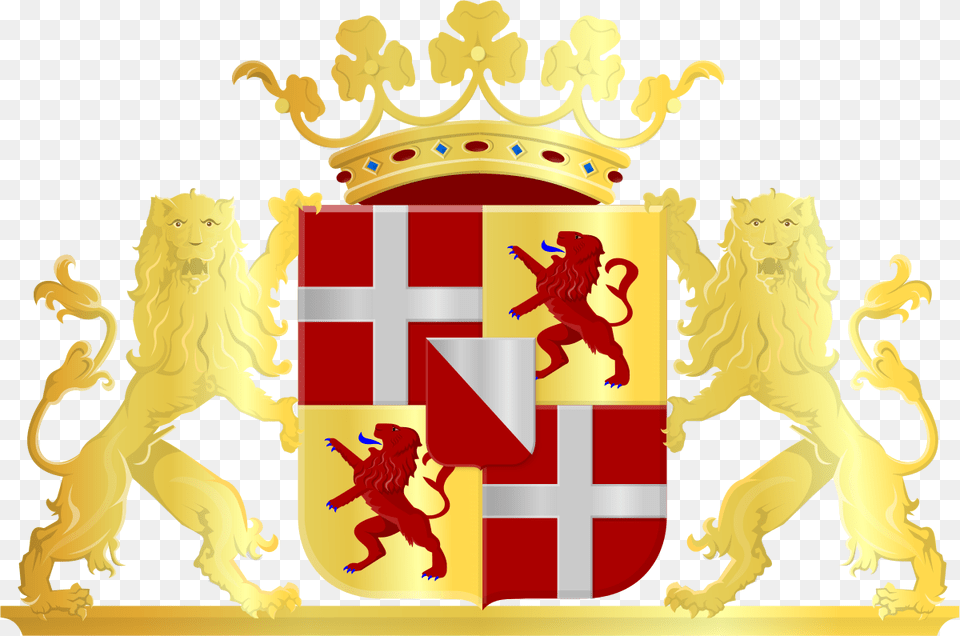Utrecht Provincie Wapen Utrecht Coat Of Arms, Animal, Lion, Mammal, Wildlife Free Png