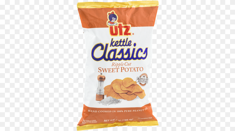 Utz Chips Utz Dark Russets Kettle Classics Potato Chips, Food, Snack, Powder, Bread Free Png Download