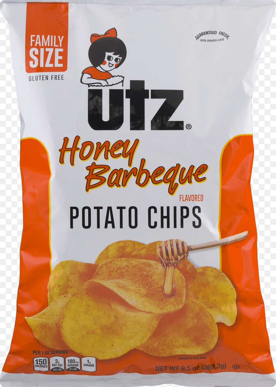 Utz Honey Bbq Chips, Bread, Food, Baby, Person Free Transparent Png