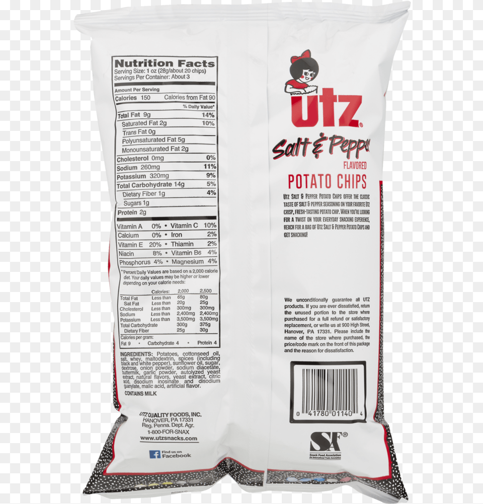 Utz Potato Chips Salt Amp Pepper Bratwurst, Powder, Text, Food Free Transparent Png