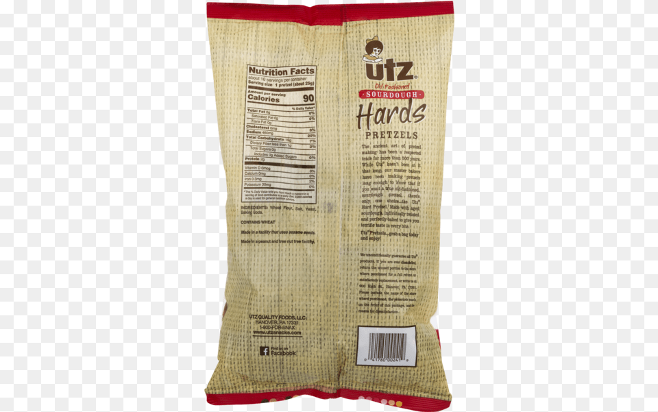 Utz Pretzels Sourdough Hards White Coffee, Bag, Sack, Text Png Image