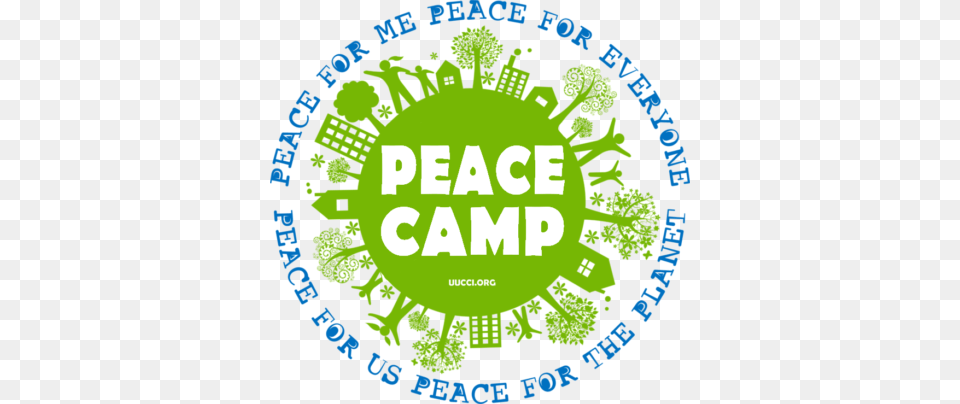 Uucci Peace Camp Meets Every Year For A Week In June Standing Up In A Sit Down World Making A Difference, Green, Plant, Vegetation, Logo Free Png