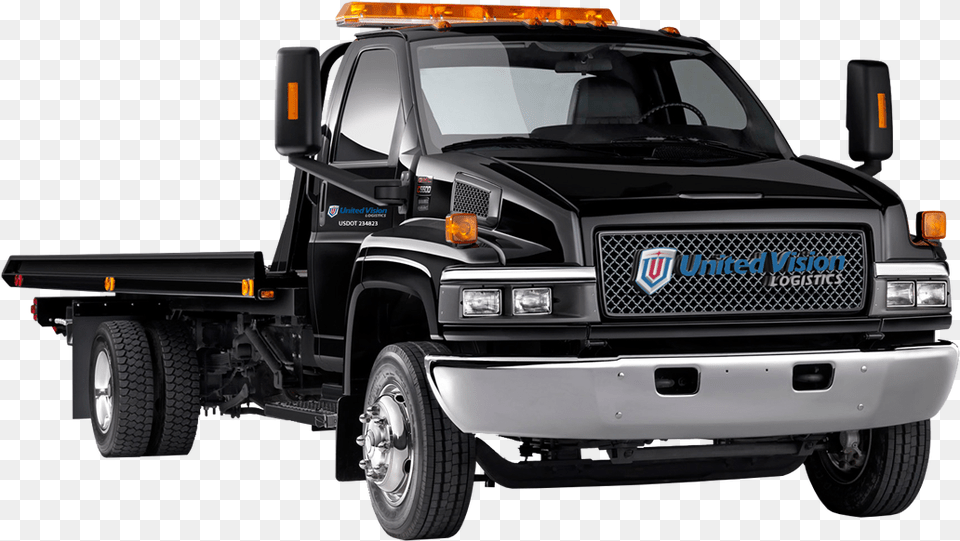 Uvl Flat Bed Truck Mock Up Black 2006 Gmc Topkick Stereo, Transportation, Vehicle, Machine, Wheel Png Image