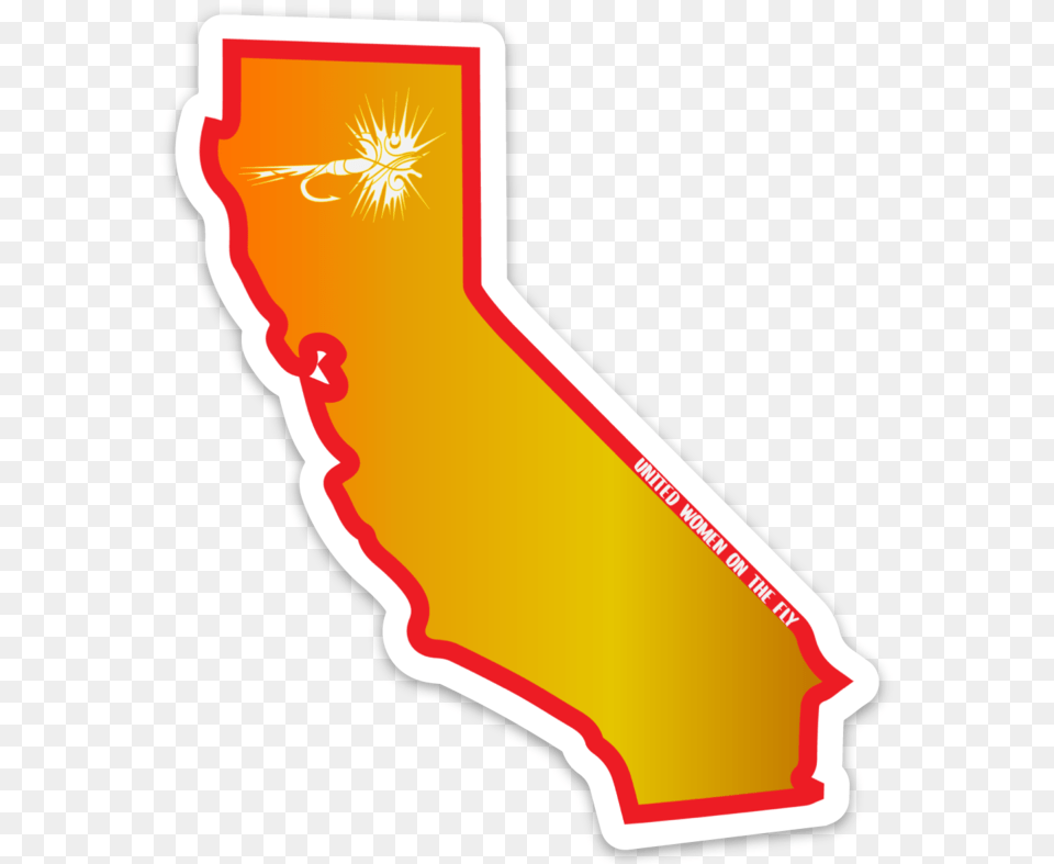 Uwotf California State Sticker, Sash, Food, Ketchup Free Png Download