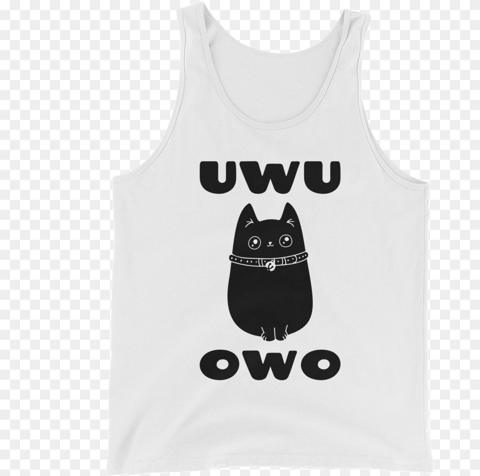 Uwu Owo Kitty Tank Active Tank, Clothing, Tank Top, Animal, Cat Png