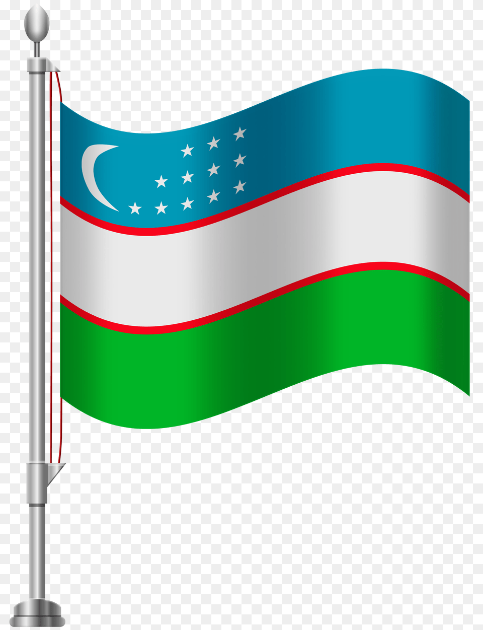 Uzbekistan Flag Clip Art, American Flag Png