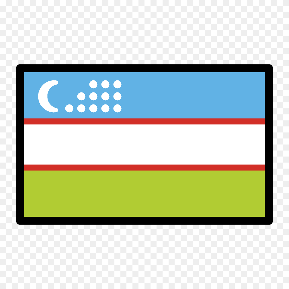 Uzbekistan Flag Emoji Clipart, Text, Electronics, Screen, Computer Hardware Png