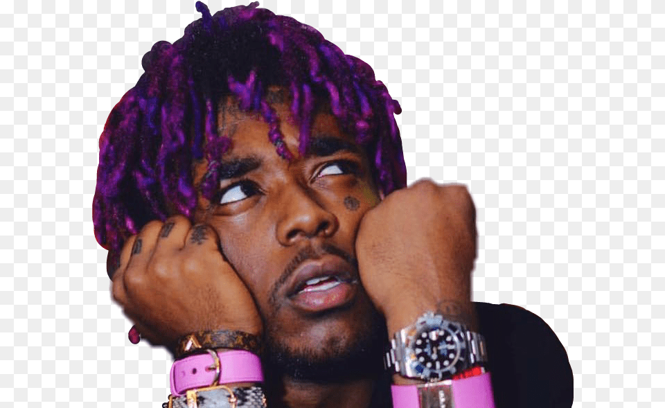 Uzi Liluzivert Liluzi Sticker By Supremeasf Lil Uzi Vert, Accessories, Purple, Jewelry, Bracelet Png Image