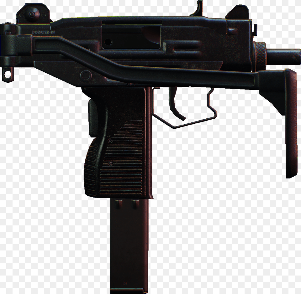 Uzi Overkill Assault Rifle, Gun, Machine Gun, Weapon, Firearm Png Image