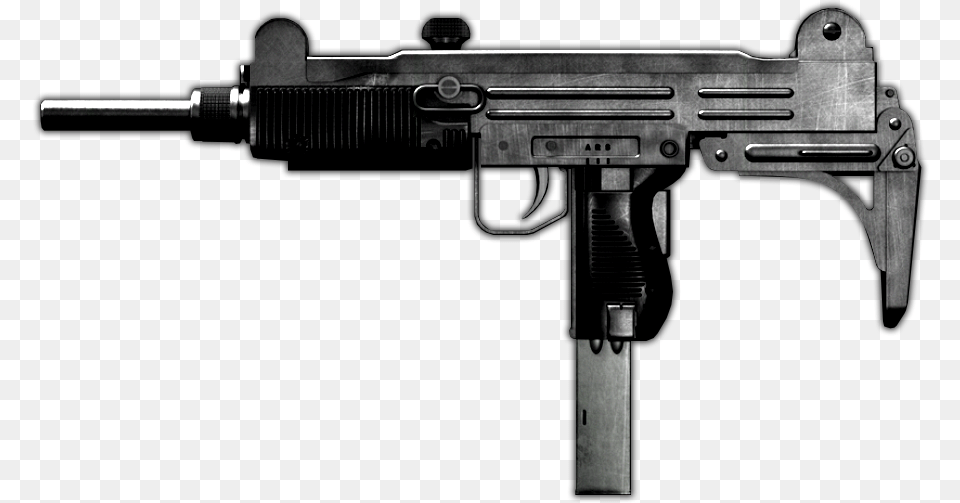 Uzi Side Render Black Ops 2 Msmc, Gun, Machine Gun, Weapon, Firearm Free Png