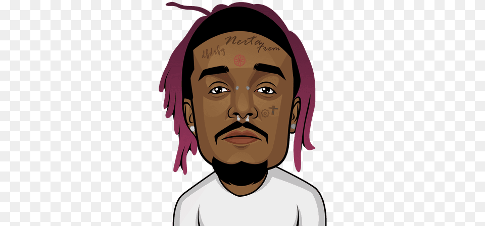 Uzi Vert Type Beat For Adult, Face, Head, Person, Photography Png