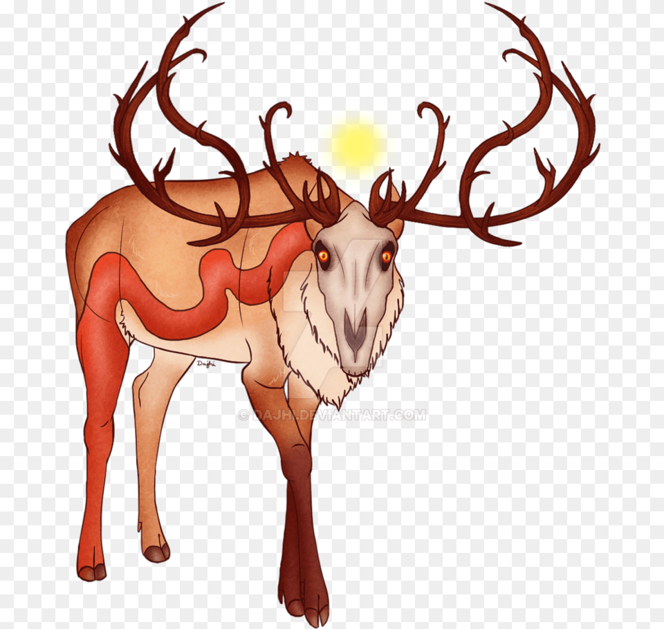 Uzulii X Cartoon, Animal, Deer, Wildlife, Mammal Free Png Download