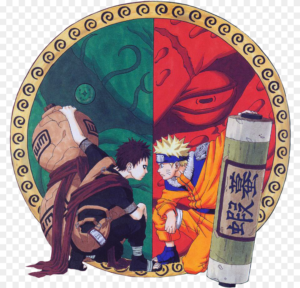 Uzumaki Naruto And Gaara Naruto Volume 15 Cover, Adult, Person, Man, Male Free Transparent Png