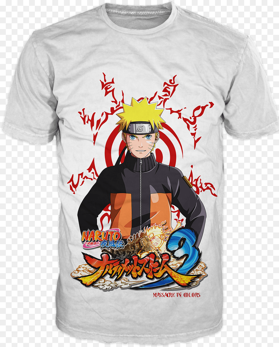 Uzumaki Naruto Shippuden Naruto, Clothing, T-shirt, Shirt, Adult Free Png Download