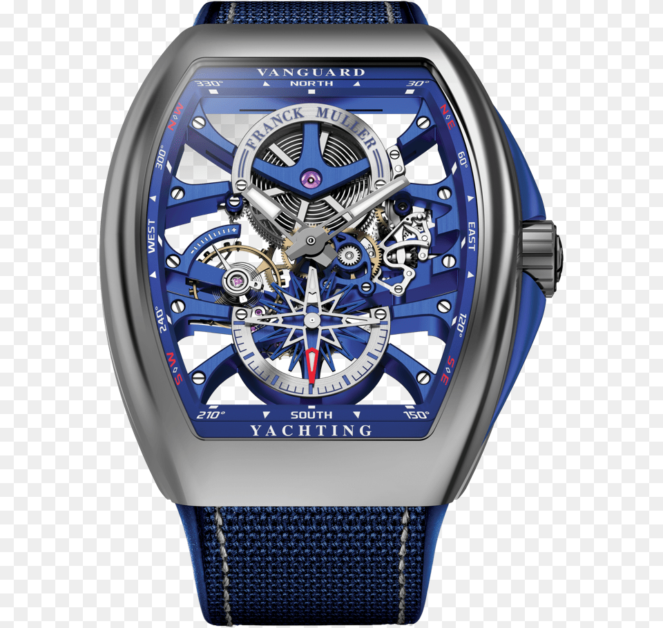 V 45 S6 Sqt Ancre Yacht Franck Muller Yachting Skeleton, Arm, Body Part, Person, Wristwatch Free Png