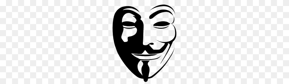 V For Vendetta Clipart, Stencil, Mask Png Image