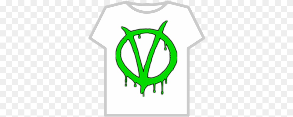 V For Vendetta Green Language, Clothing, T-shirt Free Png