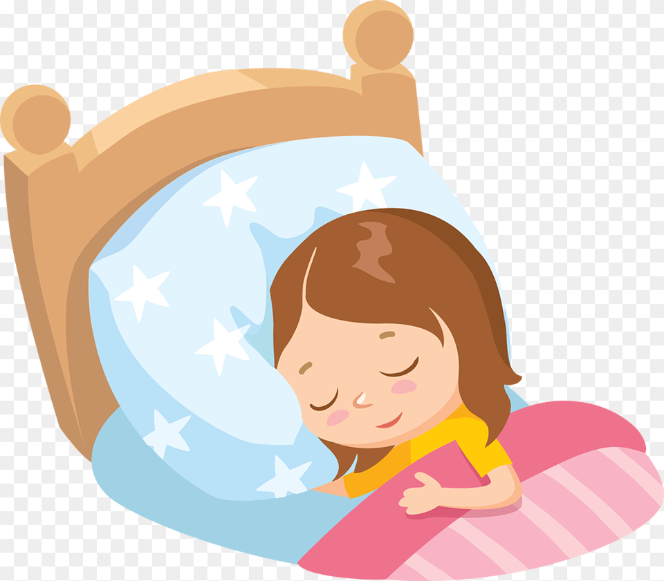 V Girl Sleep Cartoon, Sleeping, Person, Home Decor, Cushion Png Image