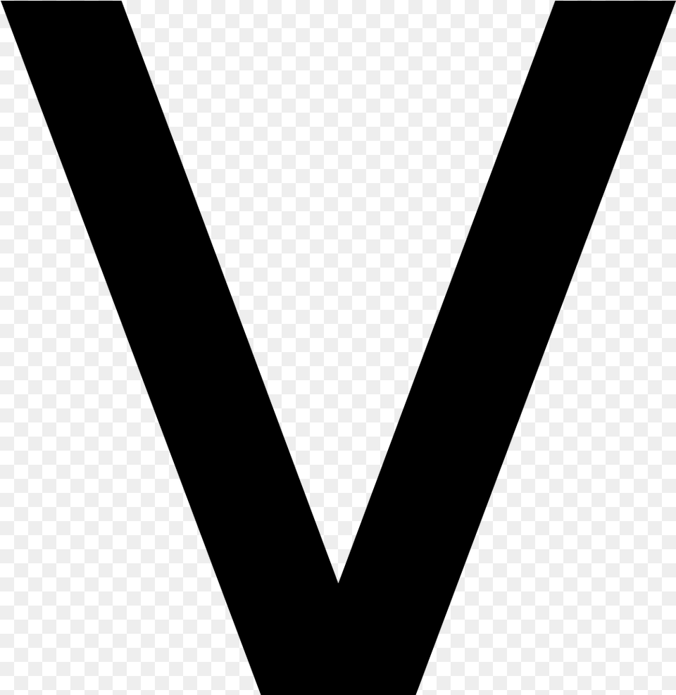 V Letter Hd, Gray Png Image