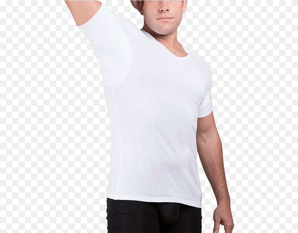 V Neck Cotton Sweat Proof Undershirt Undershirt, Clothing, T-shirt, Adult, Male Png Image