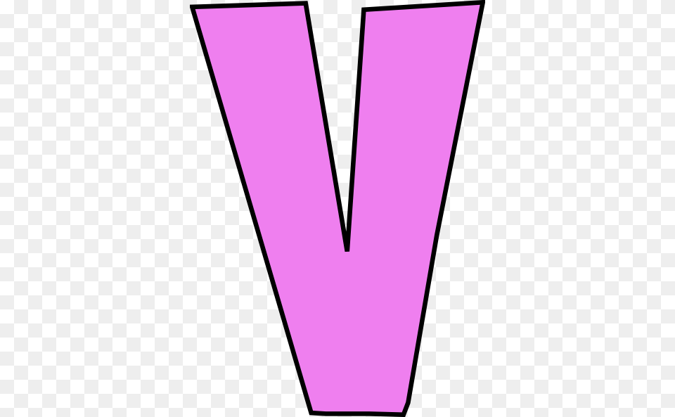 V Pink Letter Clip Art, Purple, Text, Logo, Number Free Transparent Png