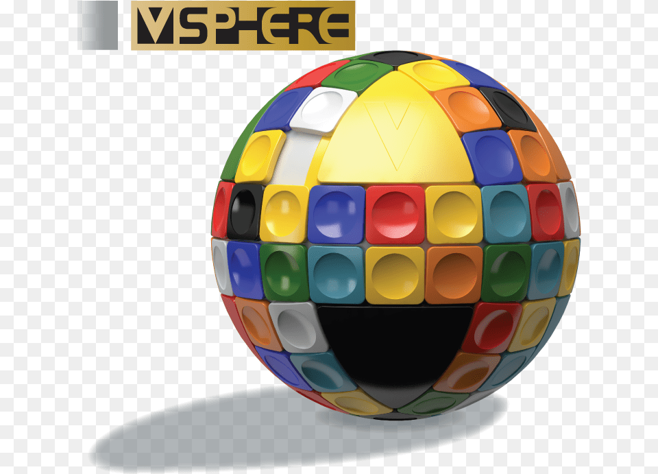 V Sphere The Worldwide Patented Sliding Spherical V Sphere Spherical 3d Sliding Puzzle Brain Teaser, Ball, Football, Soccer, Soccer Ball Free Transparent Png