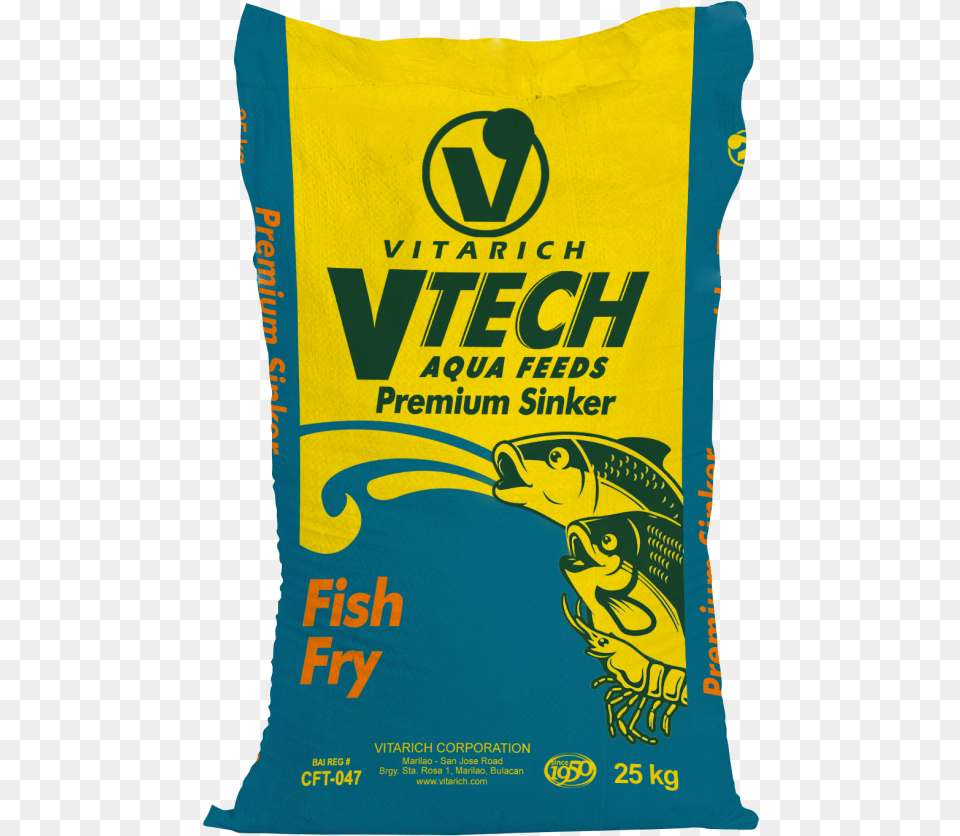 V Tech Fish Fry Mash Premium Sinkers, Advertisement, Bag, Poster, Cushion Png Image