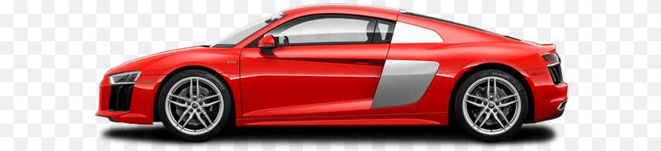 V10 2018 Audi R8 Coupe Audi R8 Side, Wheel, Car, Vehicle, Machine Png Image