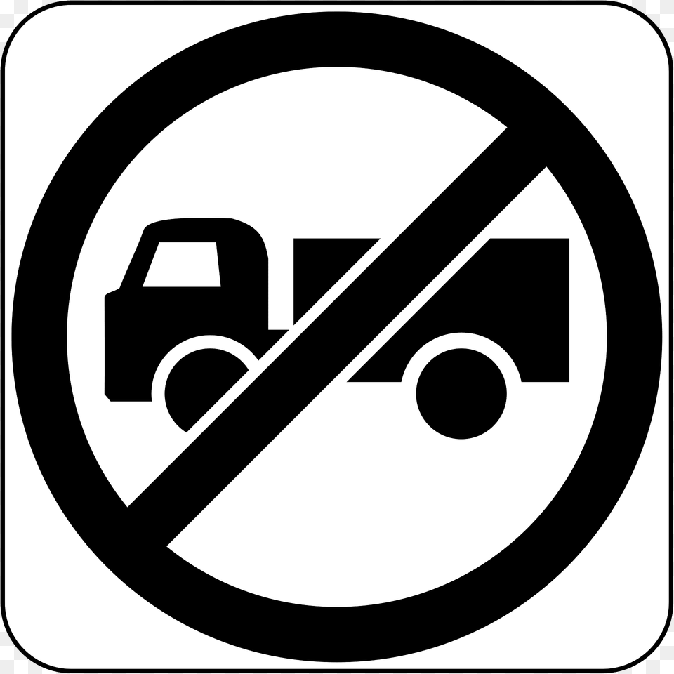 V106 Truck Restriction Ends Used In Victoria Clipart, Sign, Symbol, Road Sign Png