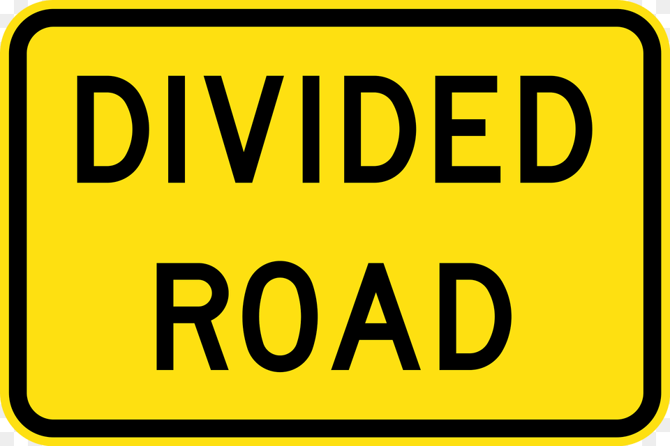 V107 Divided Road Used In Victoria Clipart, Sign, Symbol, Road Sign, Scoreboard Png