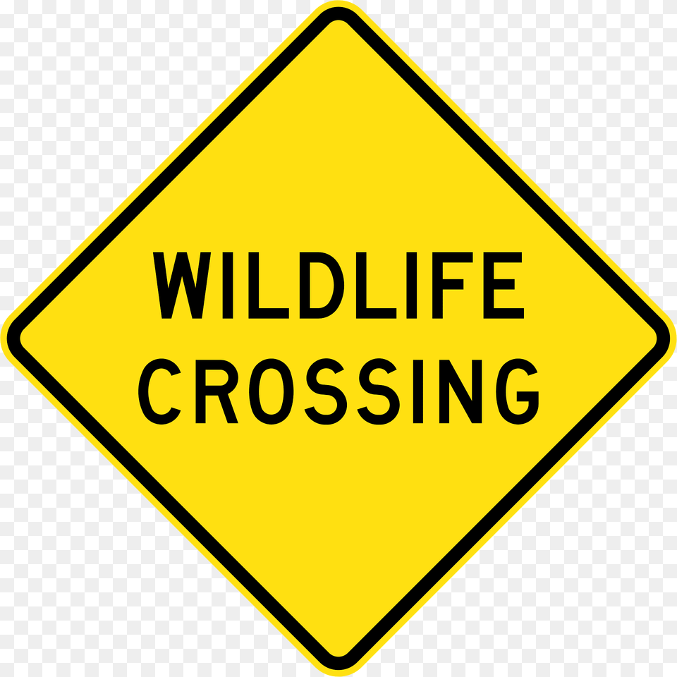 V120 Wildlife Crossing Used In Victoria Clipart, Road Sign, Sign, Symbol Png