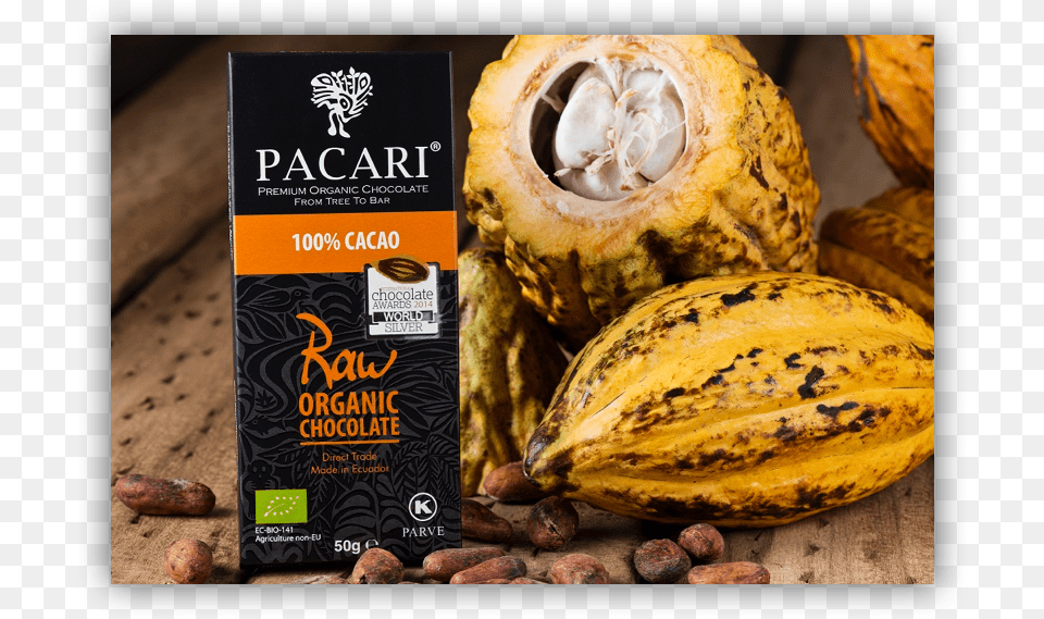 Pacari 100 Cacao, Banana, Cocoa, Dessert, Food Free Png