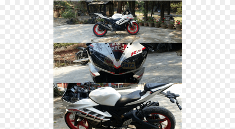 V2 On Sale White R15 V2 Modified, Motorcycle, Transportation, Vehicle, Machine Png