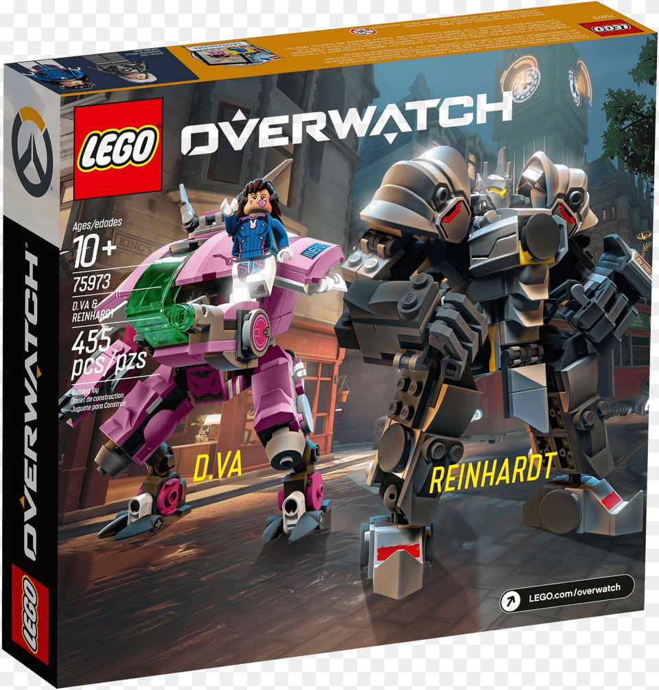 Va Amp Reinhardt Overwatch Dva Lego Sets, Robot, Person Free Png Download